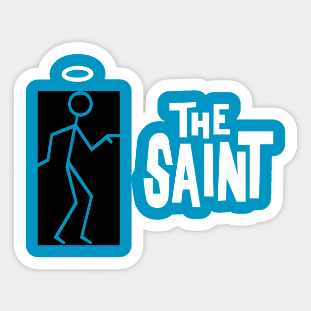 The Saint logo The Saint Sticker TeePublic